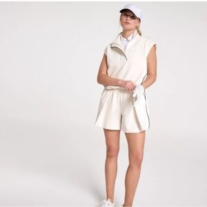 CALIA by Carrie Underwood Women's Golf Fashion Short Pure Ivory Size XL